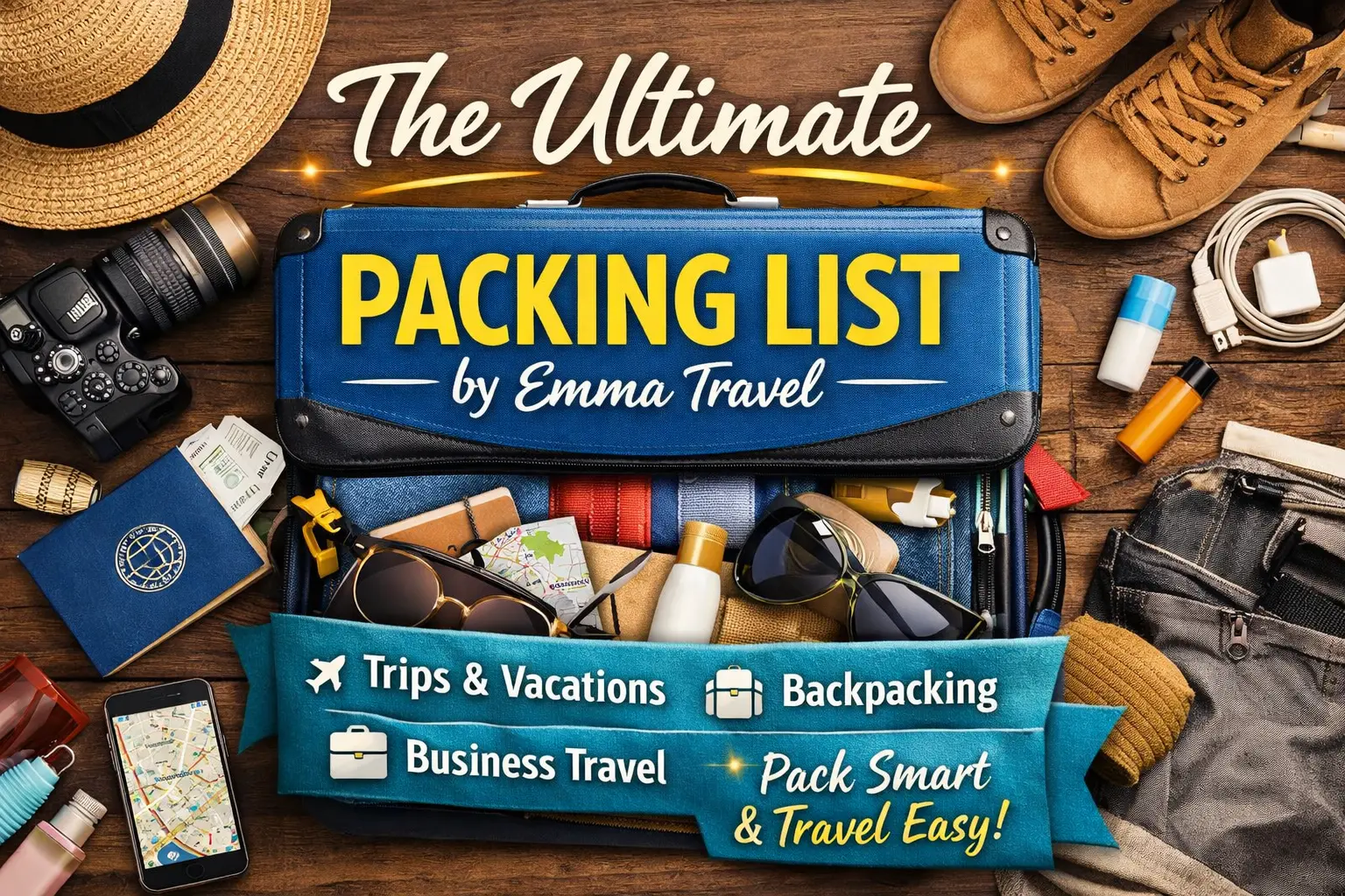 🌿 The Ultimate Packing List by Emma Travel